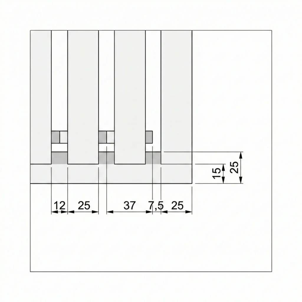 Arı Kovanı Çerçeve Yerleşim ve Boşluk Ölçüleri